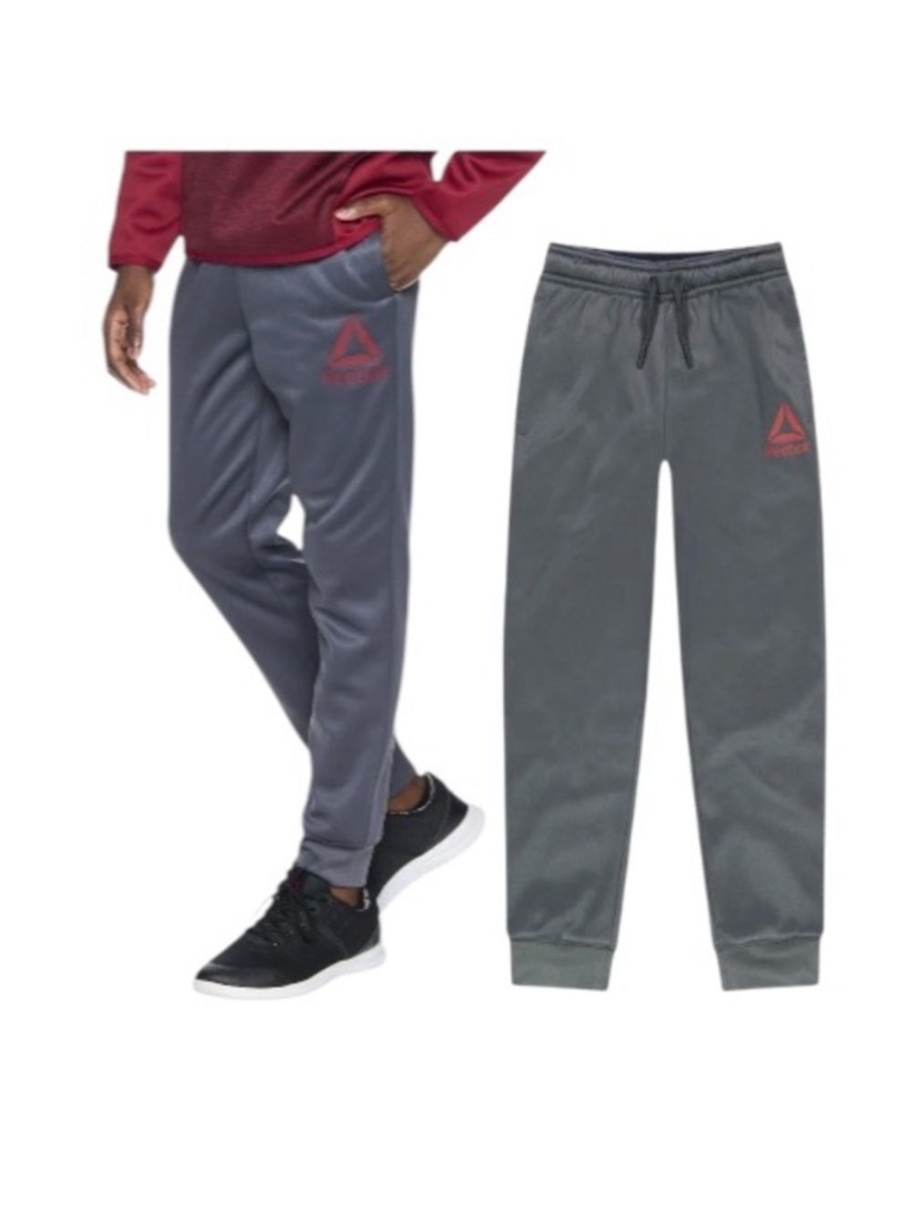 Reebok Gray Cool Down Jogger Sweatpants